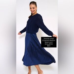 Chic Navy Blue Maxi Dress